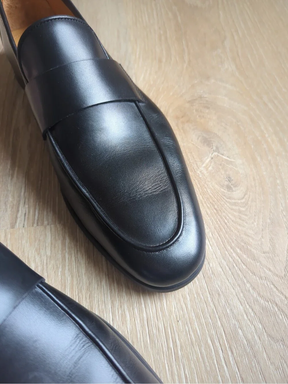 Size 10.5 Magnanni Men's Heros Apron Toe Loafers - Exclusive